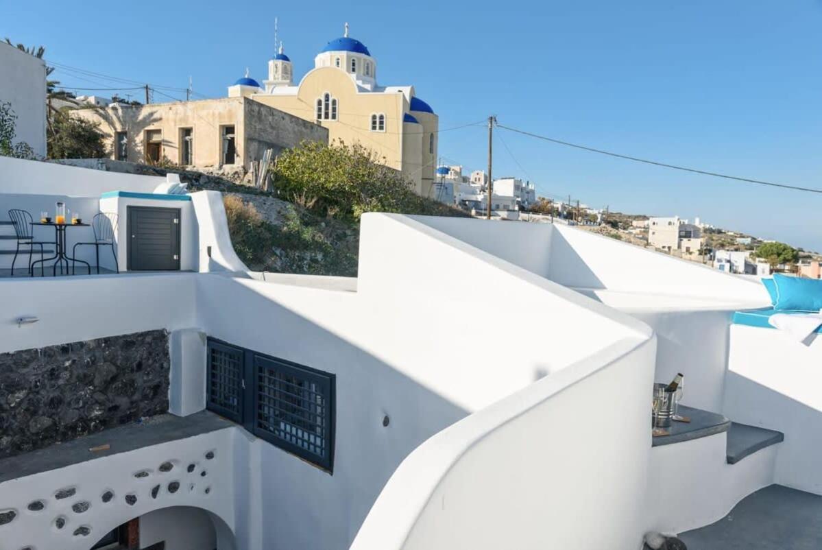 Santorini Traditional Apt With Private Hot Tub Fira (Santorini) Exterior foto